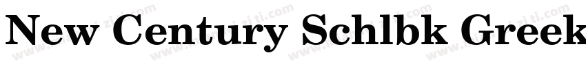 New Century Schlbk Greek Upright字体转换